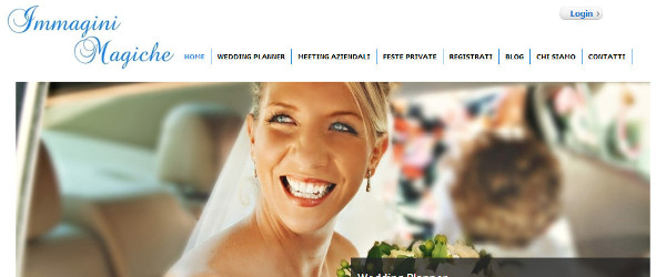 sito web wedding planner immagini magiche teramo