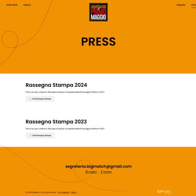 Press passate del sito internet di Aspettando Il Primo Maggio a Teramo