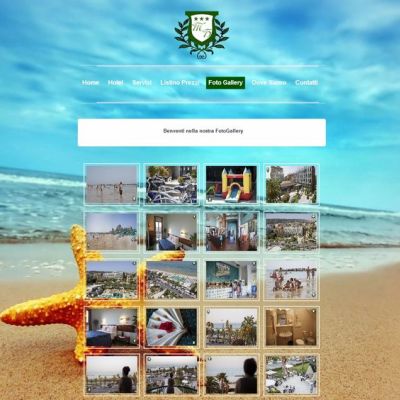 Pagina Gallery del sito internet dell'Hotel Marconi di Grottammare