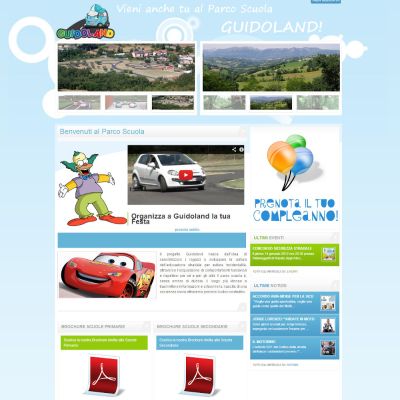 Pagina Contatti del sito internet del Parco Scuola Guidoland di Maltignano