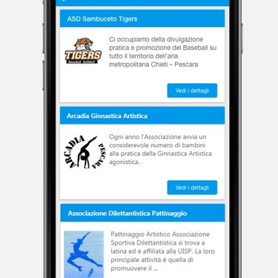 Elenco corsi e scuole della Mobile App TUDU Abruzzo