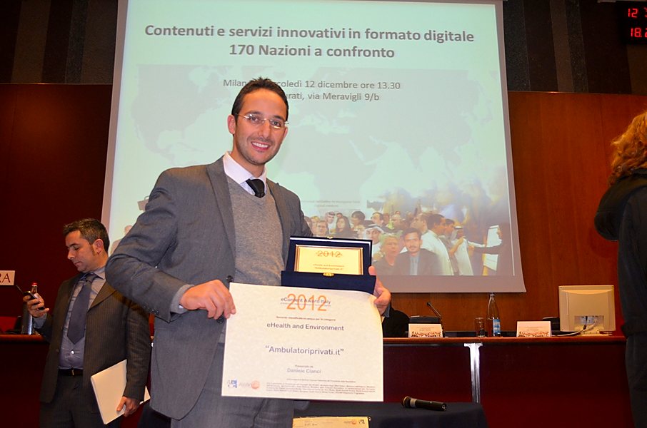 Attestato e targa econtent award 2012