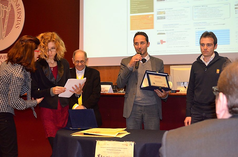 premiazione progetto web con targa wainet web agency teramo abruzzo