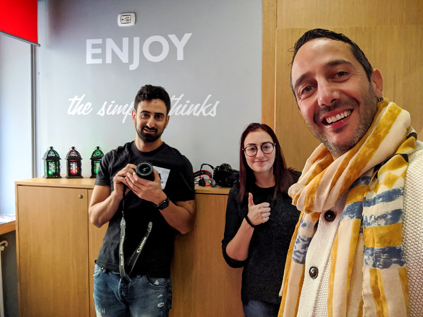 Team wainet dopo produzione presso cliente