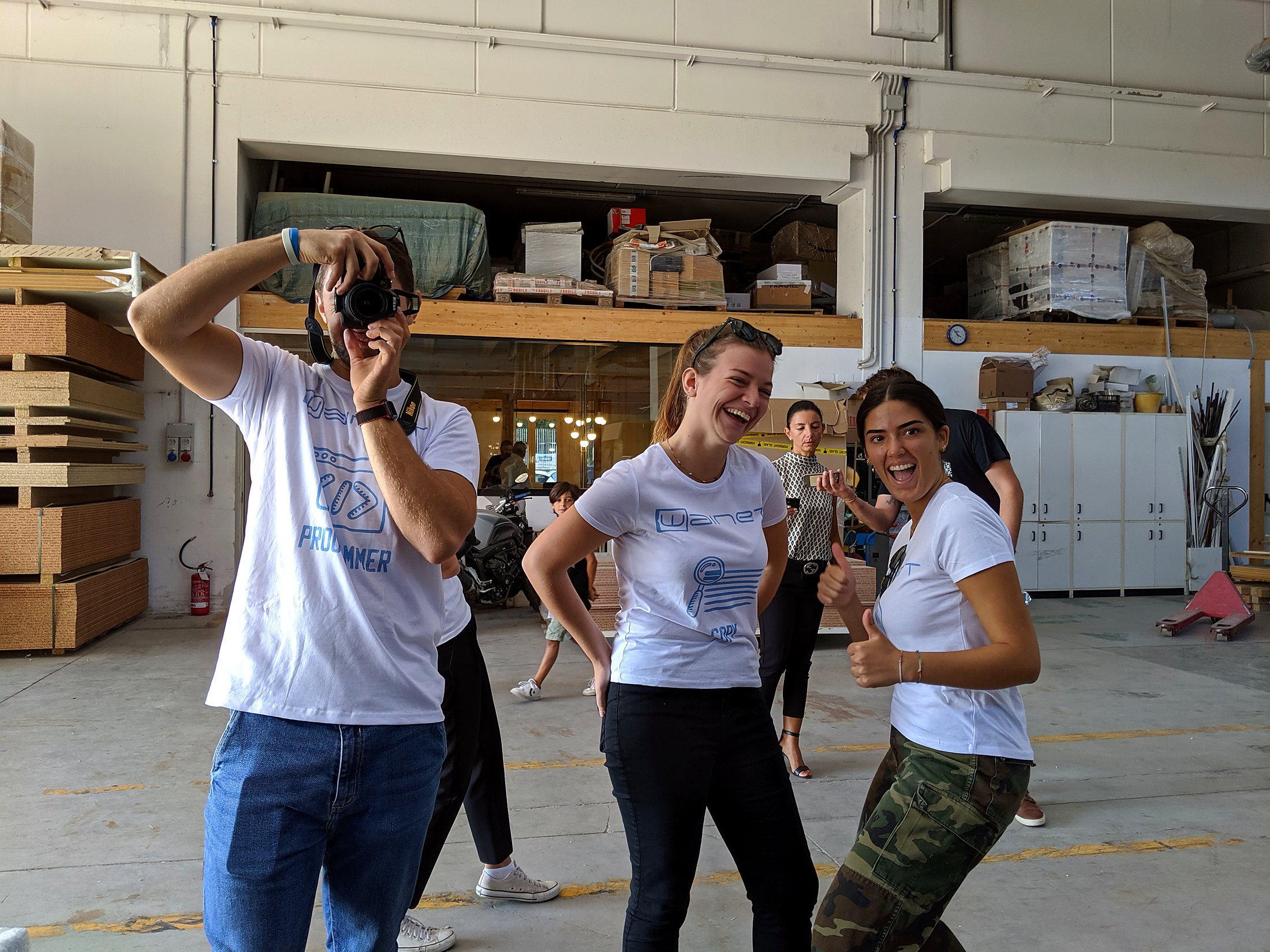 team wainet in stabilimento produttivo wainet web agency teramo abruzzo