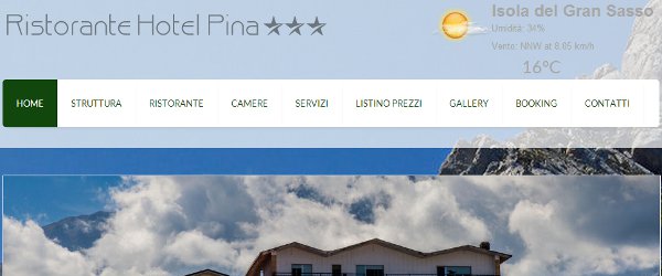 sito web hotel pina di isola del gran sasso - San Gabriele
