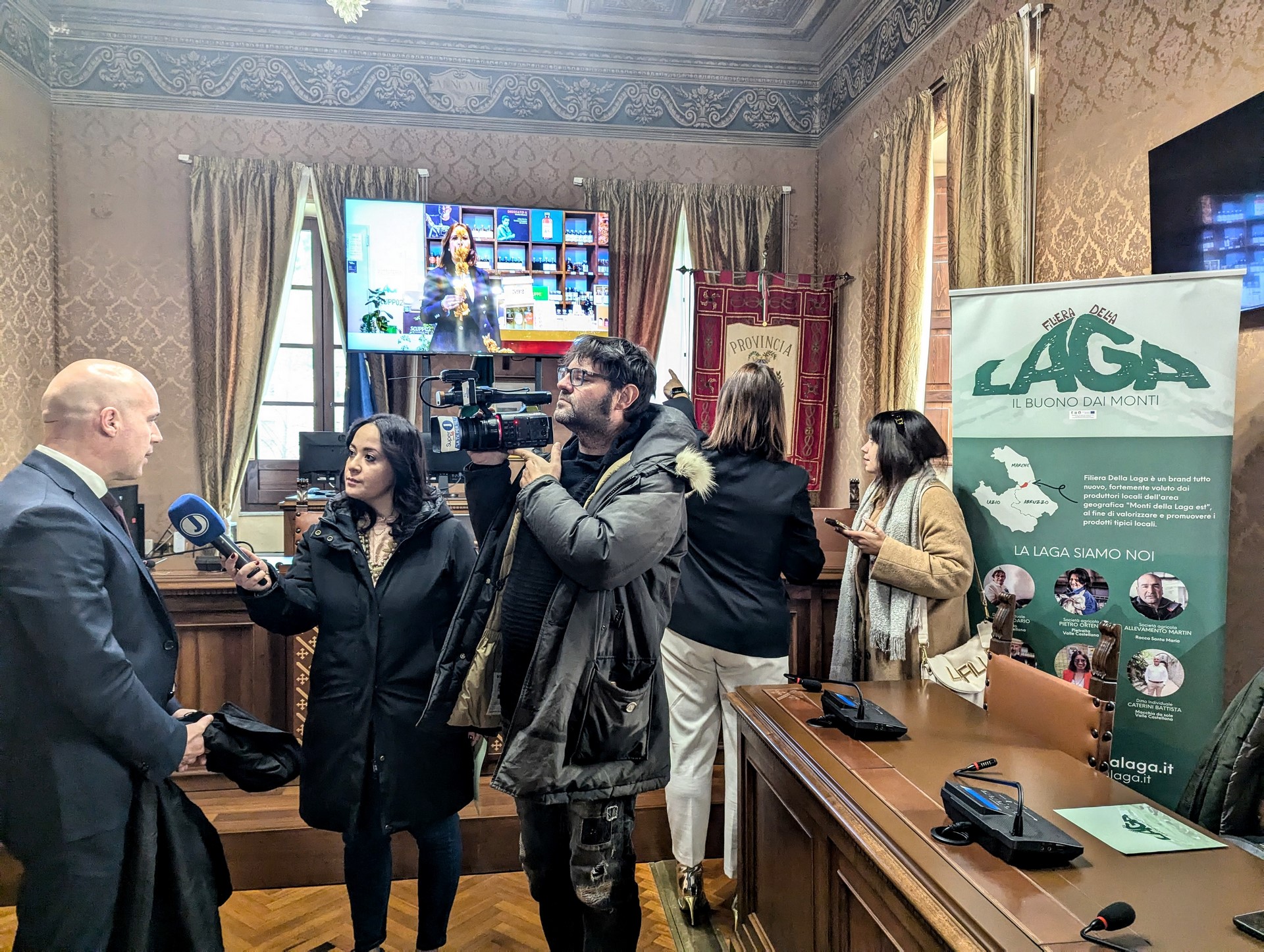 Conferenza stampa Filiera della Laga progetto di promozione prodotti locali dei Monti della Laga in Abruzzo