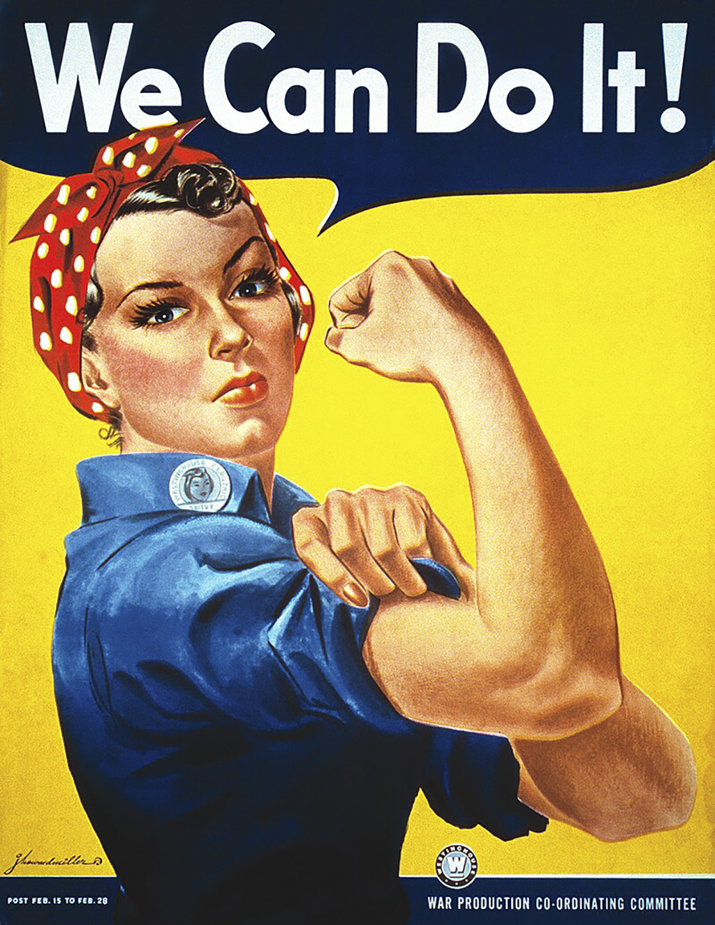 Manifesto pubblicitario americano We Can Do It