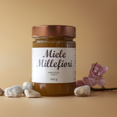 Vasetto di miele millefiori La Lumaca Rosetana di Roseto degli Abruzzi