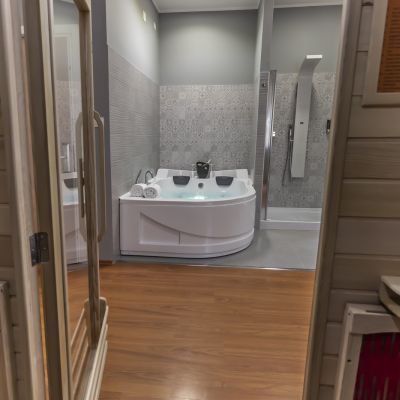 Dettaglio del percorso benessere SPA Hotel Gran Sasso Teramo