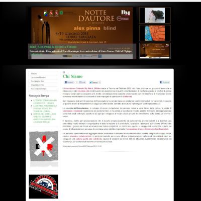 Pagina Chi Siamo del sito internet di BM Idea associazione culturale Big Match di Teramo