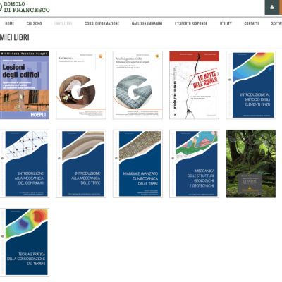 Pagina i miei libri del sito internet Romolo Di Francesco