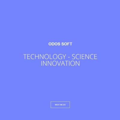 Home Page del sito internet di Odos Soft