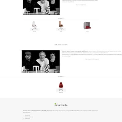 Pagina designer del sito web Moschella Sedute di Mosciano Sant'Angelo Teramo