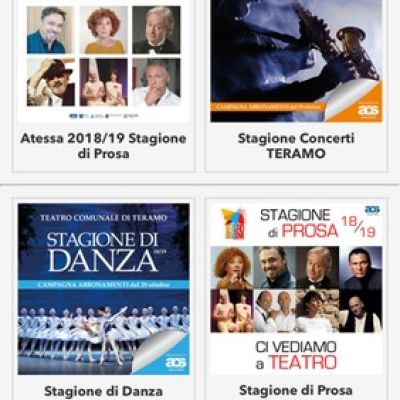 Schermata home dell'app Abruzzo dal Vivo