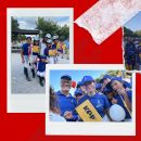 Collage dei bambini durante la festa conclusiva del campus Team Horse