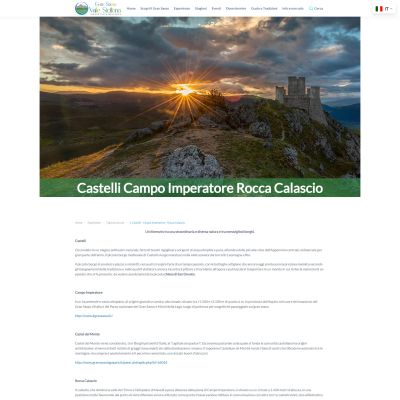 Valle del Gran Sasso pagina 7 giorni con noi Castelli Campo Imperatore Rocca Calascio