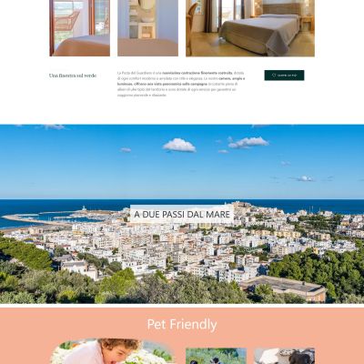 Home page del Sito Web La Posta del Guardiano a Vieste