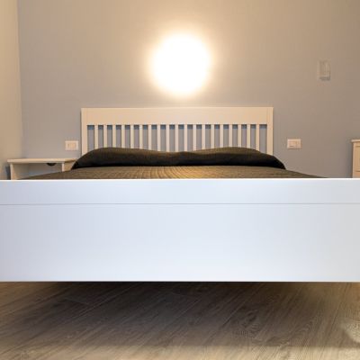 Letto matrimoniale stanza Bed and Breakfast Duccio al Mare camere vacanze estive a Vieste nel Gargano