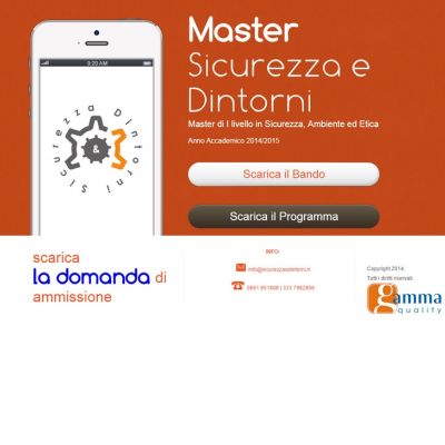Home page del sito internet Sicurezza e Dintorni