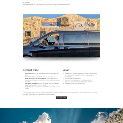 Home page del Sito Web NCC Gargano Vieste