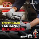 Grafica Gran Sasso Gomme dedicata ai tagliandi effettuati in giornata
