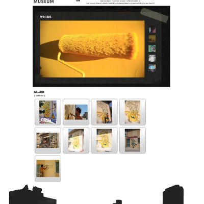Pagina gallery del sito internet Teramo Urban Museum