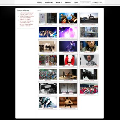 Pagina Galleria del sito internet di BM Idea associazione culturale Big Match di Teramo