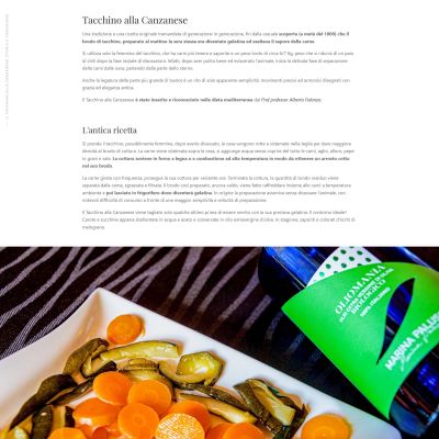 Pagina tacchino del Sito Web Ristorante La Tacchinella