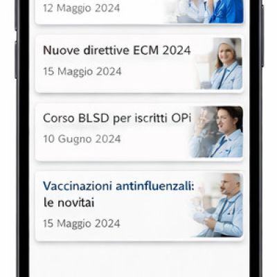 Pagina News App mobile Android Apple di OPI Teramo