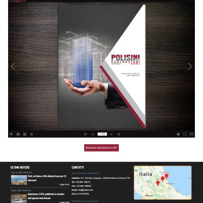Brochure aziendale interattiva del Sito Web Polisini.com di Montorio al Vomano Teramo Abruzzo