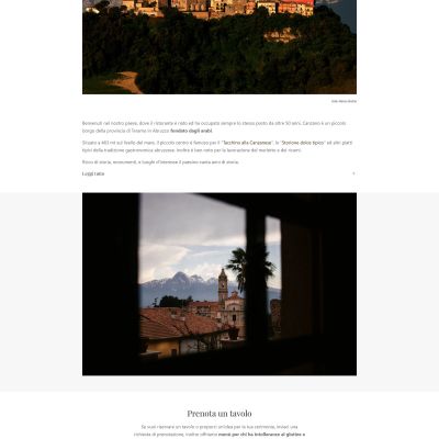 Pagina Comune di Canzano del Sito Web La Tacchinella