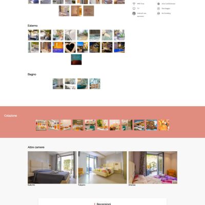 Pagina Suite Orchidea del sito web Residence AleDen Vieste