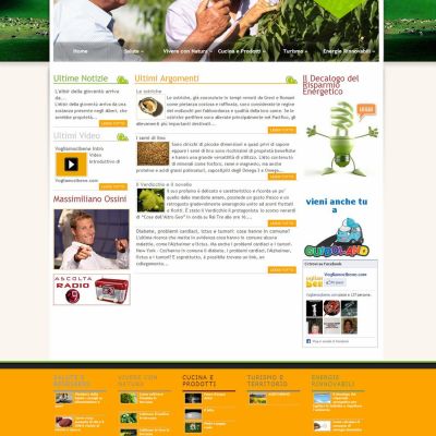 Home page del sito internet Vogliamoci Bene