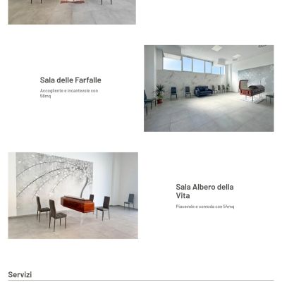 Descrizione aziendale nel Sito Web Casa Funeraria Valerio e Marco
