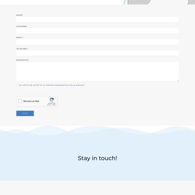Pagina contatti del Sito Web FairConnect S.p.A