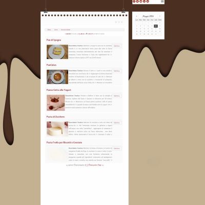 Elenco ricette del Sito Web MySocialCake, il primo social network sui dolci