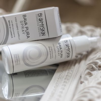Confezioni Biomyskin di bava pura spray e siero viso
