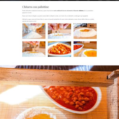 Pagina chitarra del Sito Web Ristorante La Tacchinella