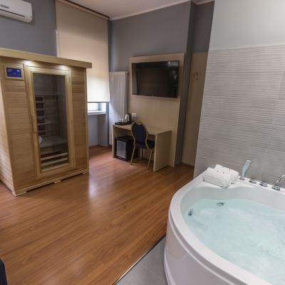 Dettaglio dell'interno della SPA Hotel Gran Sasso Teramo