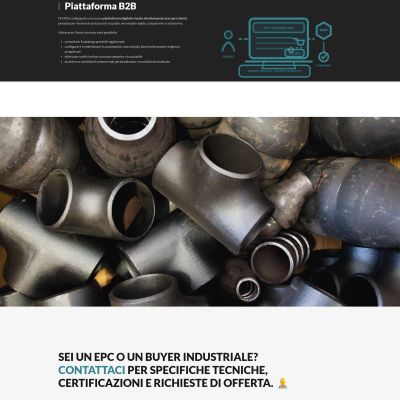 Pagina B2B del Sito Web FENP
