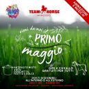 Locandina della festa del primo maggio al Maneggio Team Horse di Teramo