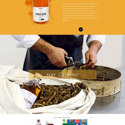 Home page sito internet di Scuppoz Liquori