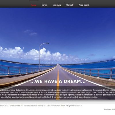 Home page sito internet di T&T Service snc
