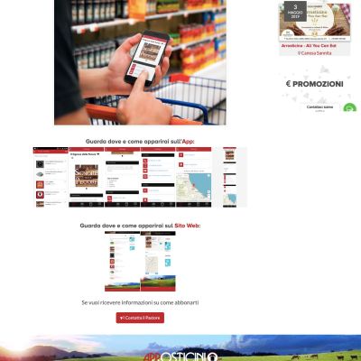 Schermata del Sito Web responsive della piattaforma Arrosticini d'Abruzzo unisciti al gregge se sei un punto vendita