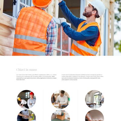 Pagina chiavi in mano del Sito Web DOM-US general contractor