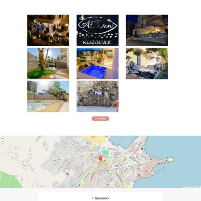 Pagina Residence del sito web Residence AleDen Vieste