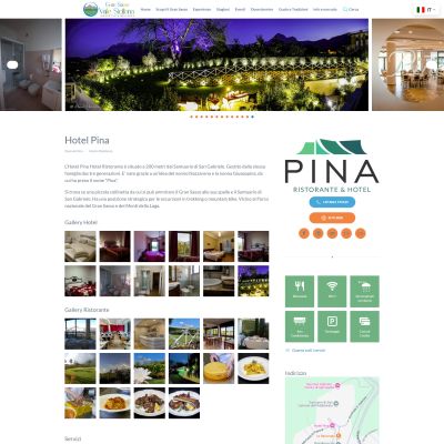Valle del Gran Sasso dove dormire pagina hotel Pina