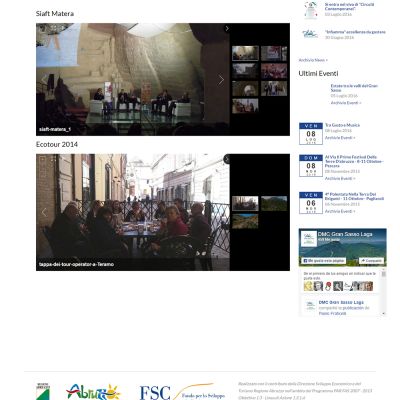 Pagina Gallery del sito internet di DMC Gran Sasso Laga