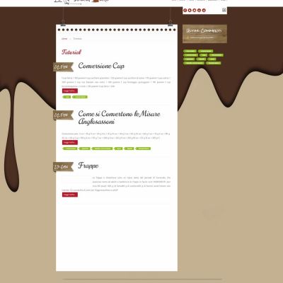 Pagina tutorial del Sito Web MySocialCake, social network sui dolci